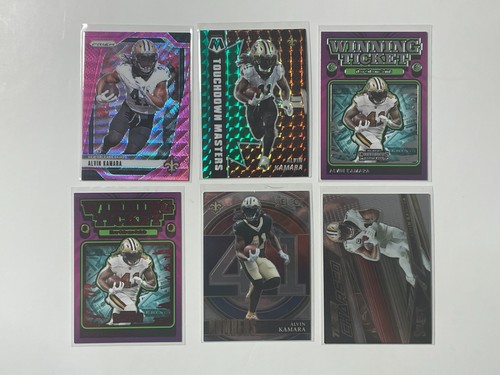ALVIN KAMARA 6 KARTEN LOT EINLAGEN NFL FOOTBALL KURZE DRUCKE