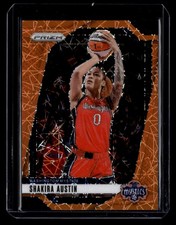 Shakira Austin 2024 Panini Prizm WNBA #134 Orange Velocity Prizms