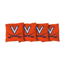 Cornhole Bags Virginia Cavaliers Wahoos Orange ACA Regulation 6x6 Inches