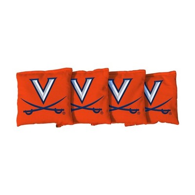 Cornhole Bags Virginia Cavaliers Wahoos Orange ACA Regulation 6x6 Inches