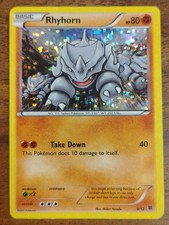 Rhyhorn 8/12 Confetti Holo LP - McDonald's Collection 2015 - Pokemon