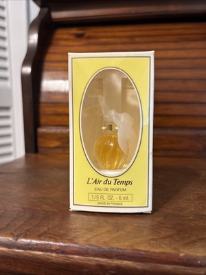 Vintage L'Air du Temps Nina Ricci Miniature Splash  1/5 Fl Oz 6 ml Parfum Doves