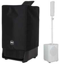 RCF EVOX JMIX8-W Active 12" 1400W Line Array PA System w/ 8-Input Mixer  Cover