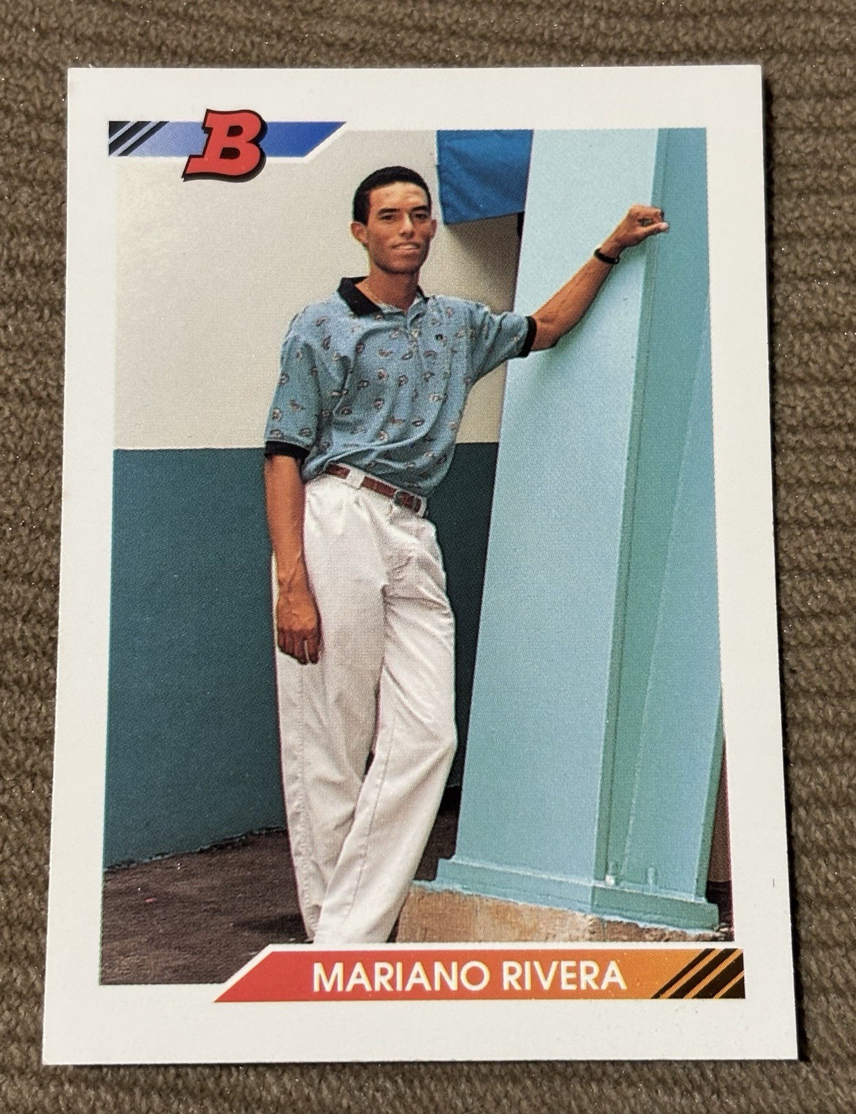 Mariano Rivera 1992 Bowman Rookie Card RC #302 New York Yankees Very Nice! 🔥