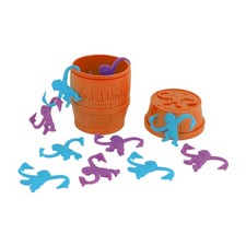 World's Smallest Barrel of Monkeys Game  Orange