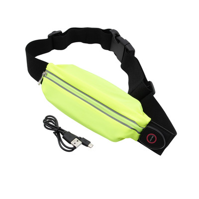 KH-Lauf-/Gürteltasche mit wiederaufladbarer LED-Beleuchtung USB