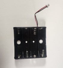 4-Slot AA Battery Holder with wire leads New Unused Bulk