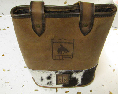 STS Ranchwear ProRodeo Cowhide Bucket Tote ''Small Bucket Bag'' (PBCA) $105