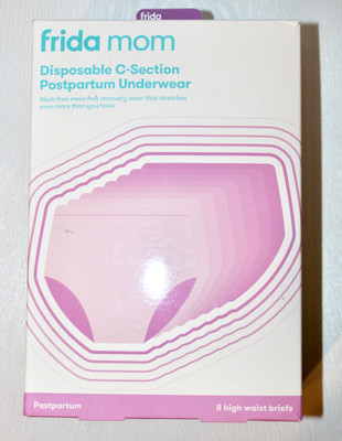 NIB frida mom Disposable C-Section Postpartum Underwear Regular Size 8ct