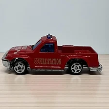Vintage Die-Cast Fire Rescue Truck #281 Mini Collectible Toy Pickup Vehicle