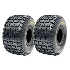18x10x8 PAIR YFZ450R ATV QUAD REAR TYRE CST MXR PULSE OFF ROAD RACE