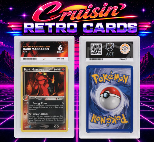 Dark Magcargo graded ACE 6 for sale on eBay