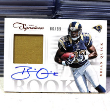 Brian Quick 2012 Panini Prime Signatues Rookie Patch Autograph /99 RAMS #19
