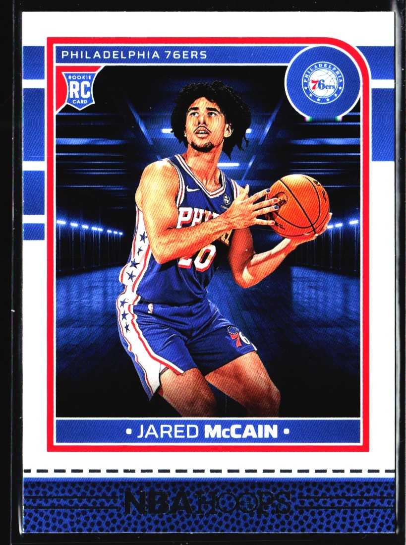 2024-25 Hoops Blue Jared McCain Philadelphia 76ers #246