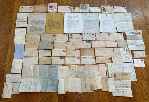 Large Correspondence Letter Lot 78 Antique & Vintage 1870 & Up Majority Pre 1950