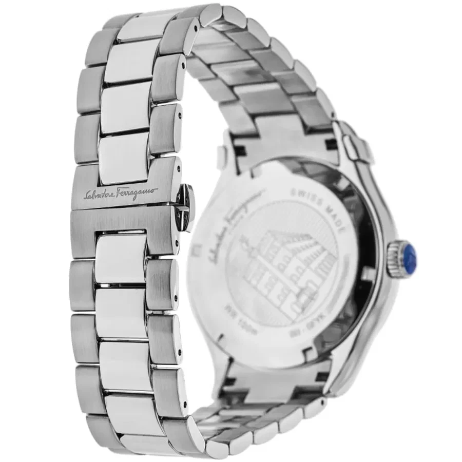New Salvatore Ferragamo 1898 Sport White Dial Steel Men's Watch SFYK00520 - Image 4 of 4