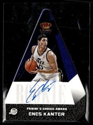 2012-13 Panini Preferred Enes Kanter Blue Auto #/49 HS
