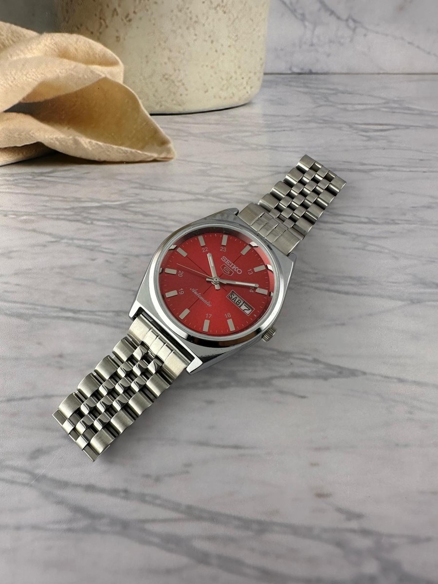 Vintage Seiko 5 Automatic 6309A 17 Jewels D/D Japan made Man's
