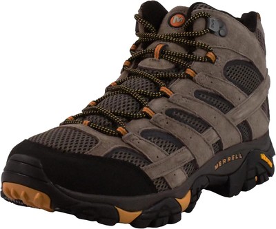 Merrell Men's Moab 2 Vent Mid Hiking Boot 11.5 Wide, Walnut 
