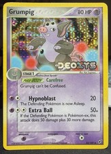 Grumpig Deoxys Reverse HOLO STAMPED 32/107 MP on eBay