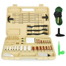 KiTOP Universal Gun Cleaning Kit w/Bore Light & .22Cal .223Cal&5.56mm Bore Snake