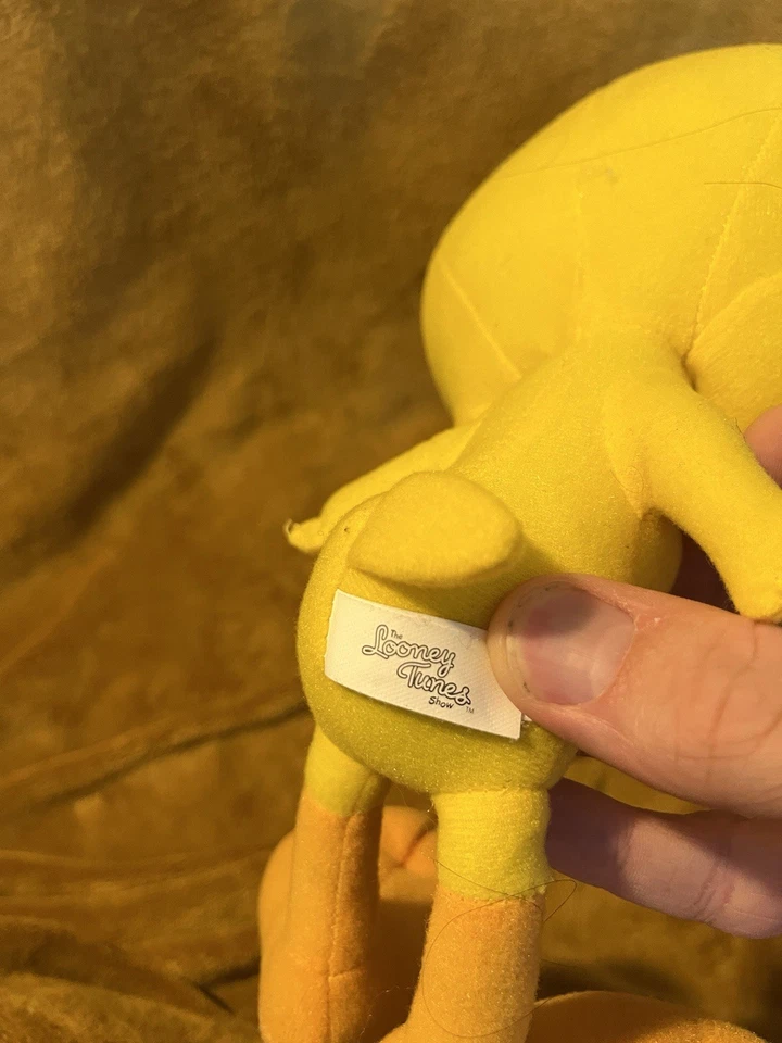 MUÑECA DE PELUCHE TWEETY BIRD LOONEY TUNES 10" DE ALTO EXCELENTE Foto 4 de 4