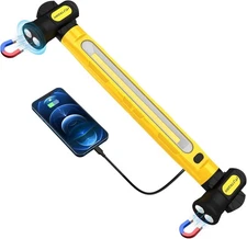 Mechanic Work Light Under Hood Work Light Bar with Hooks - 3200LM 6000mAh Rec...