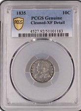 💫💥TRES RARE 💫💥1835 10 centimes États-Unis d'Amérique