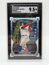 2023 Bowman - Prospects Gabriel Martinez #BP-45 Sky Blue /499 (RC) SGC 9.5