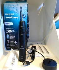 Philips Sonicare 5900 Rechargeable Electric Toothbrush Black Open Box USED