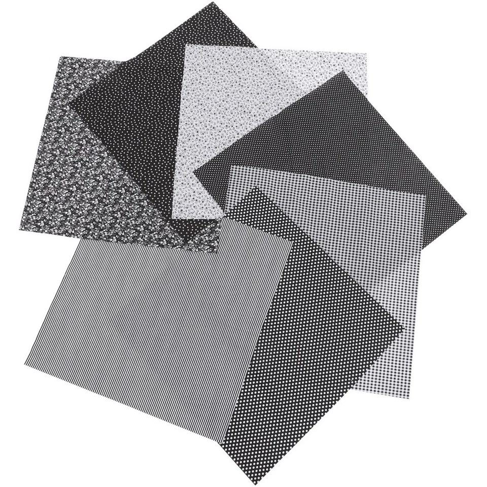 7pcs Retro bedruckte Baumwoll -Quilt -Stoff Patchwork Stoff Quilt Quadrate DIY - Bild 4 von 4