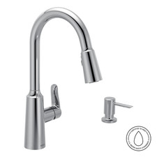 Moen Edwyn Chrome Single Handle Pull-down Kitchen Faucet - Chrome- 87028