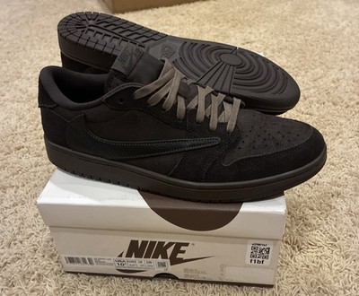 Air Jordan 1 Retro Low OG Travis Scott Velvet Brown Style # DM7866-202 Size 10.5