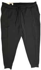 32 Degrees Heat Womens Large Jogger Pant Active Tech Media Pockets Black New
