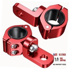 2PCS Light Bar Mounts for ATV, Adjustable CNC Whip Light Mount
