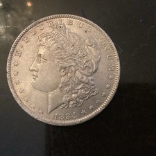 1884 Morgan Silver Dollar Pluribus Unum Eagle United States Silver Coin USA