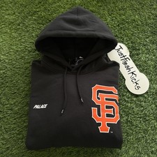 Size M - Palace San Francisco Giants Hoodie BLACK SS26 NEW AUTHENTIC IN HAND