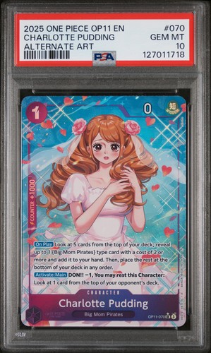 Charlotte Pudding (Alternate Art) graded PSA 10 for sale on eBay