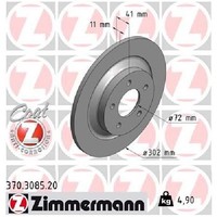 2X Bremsscheibe FüR Mazda 5 CR CW 1.6 1.8 2.0 05 Bis 26 Zimmermann Neu LF-ZB
