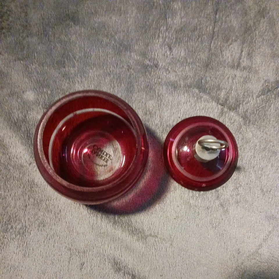 Yankee Candle Exclusivo Vidrio Arándano Rojo Luz de Té Soporte Tapa Adorno Foto 4 de 4