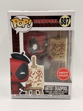 Funko Pop! Vinilo Marvel Artist Deadpool GameStop GS 887 exclusivo