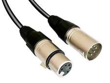 5 Pin XLR Connector, XLR Microphone Cable, Balanced Male to Female Connection...
