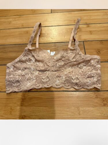 NWT Cosabella sold on Free People website Retail $55 Sz M Cream Tan bralette