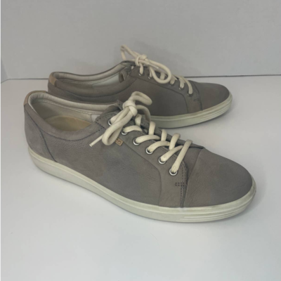 Ecco Womens Comfort Leather Lace Up Sneaker Shoes SZ 12 | eBay