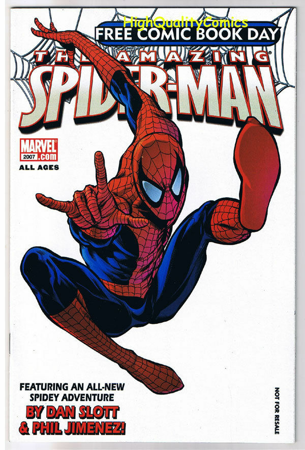 AMAZING SPIDER-MAN, FCBD, Swing Shift, 2007, NM, more SM in