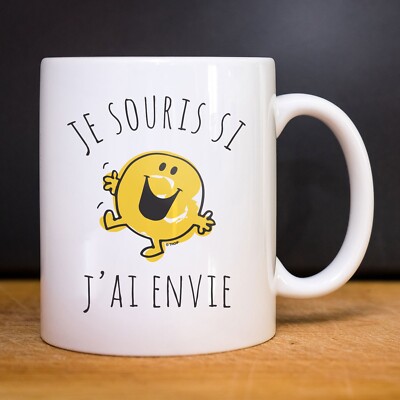Tasse Tasse Keramik weiß Ich lächle wenn ich will