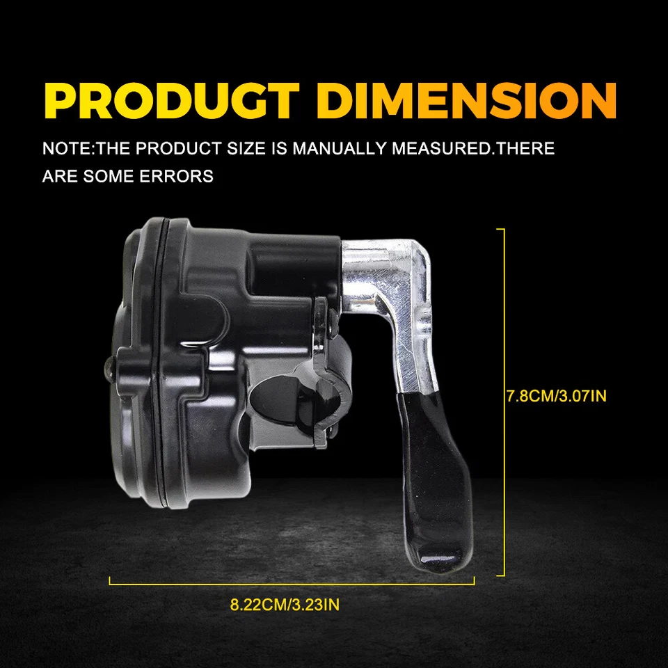 Acelerador de pulgar negro para Honda TRX450R TRX400EX TRX300EX TRX 200 250X 300X 400X Foto 4 de 4