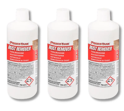3 TOGLI RUGGINE 750ML ACIDO FOSFATANTE TRATTAMENTO SERBATOIO PER MOTO POWER TANK