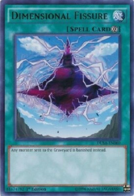 *** DIMENSIONAL FISSURE *** ULTRA RARE DUSA-EN060 1ST EDITION MINT/NM YUGIOH!