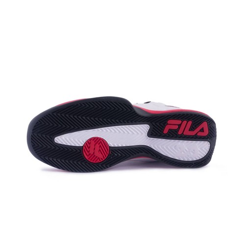 FILA EIGHT-FIVE VIZ MID BASKETBALL SNEAKER MEN SHOES WHITE/BLACK/RED SIZE 12 NEW - Picture 6 of 6